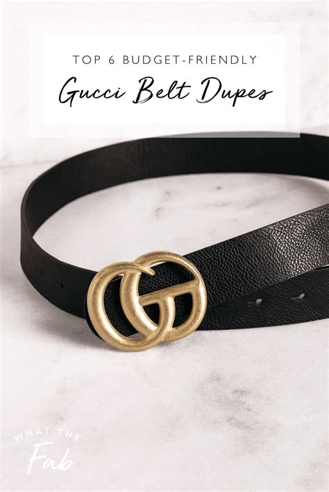 buckle belt dupe